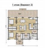 Дом из клееного бруса VZ-321